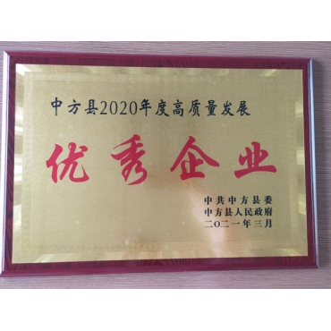 貴州2020年度高質(zhì)量發(fā)展優(yōu) 秀企業(yè)